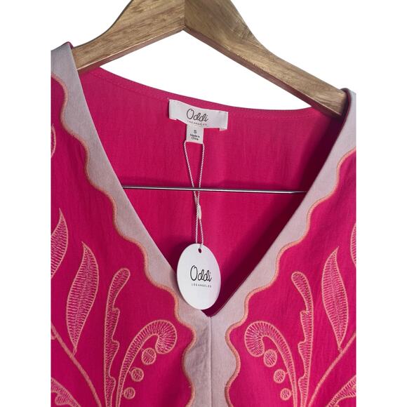 Oddi boho-chic embroidered peplum top - Picture 5 of 16